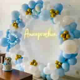 Annaprashan Neon Light Setup