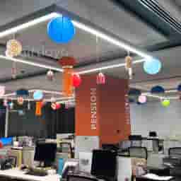 Office Lantern Decoration For Diwali
