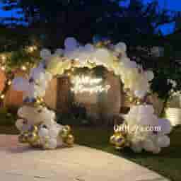 Golden White Theme Decoration