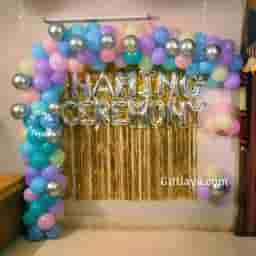 Pastel Naming Ceremony Arch