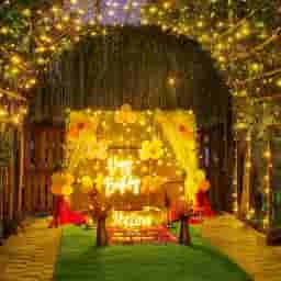 Candle Light Dinner Under the Sky