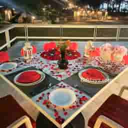 Romantic Dinner with Candle Light