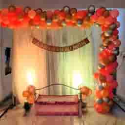 Elegant Cradle Ceremony Setup