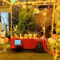 Gazebo Candle Light Dinner