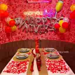 Floral Candle Light Dinner