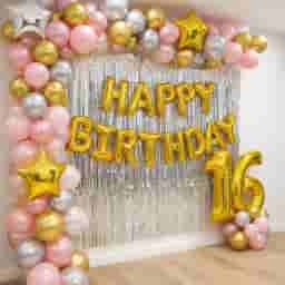 Balloon Glam Birthday Decoration