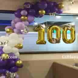 100k Celebration Decoration