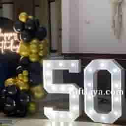 Premium 50th Birthday Decoration