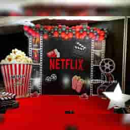 Netflix Theme Birthday Decoration