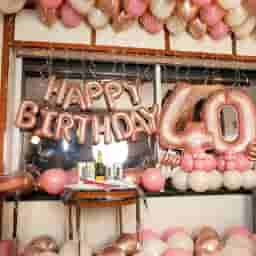 Pink Peach Theme Decoration