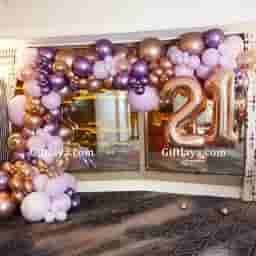 21st Birthday Arch Decoration