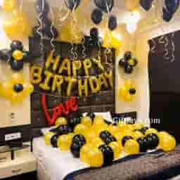 Golden Black Room Decoration