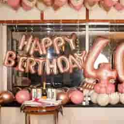 Pink Peach Theme Decoration