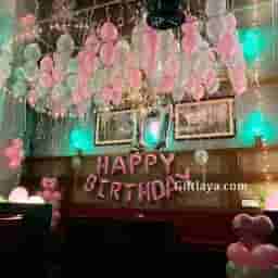 Pink and White Theme Decoration