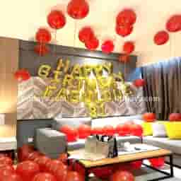 Red and Black Birthday Theme