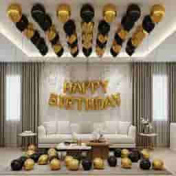 Black & Gold Special Birthday Decor