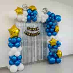 Premium Metallic Blue Balloon Decoration