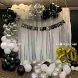 Classy Black Silver Decoration