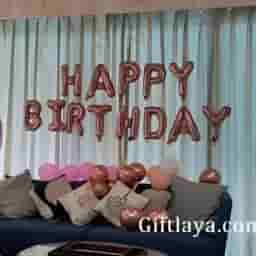 Rose Gold Birthday Decoration