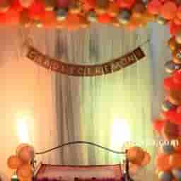 Elegant Cradle Ceremony Setup