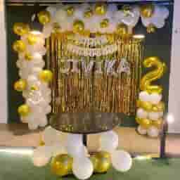 Kids Birthday Balloon Decoration at Home