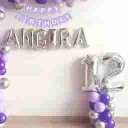 Purple Birthday Decoration