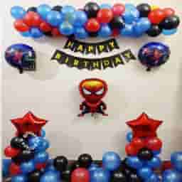 Spiderman Theme Decoration