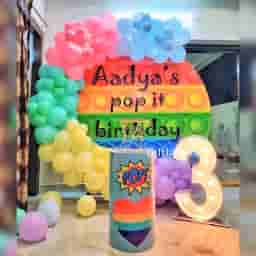 Pop It Theme Birthday Decoration