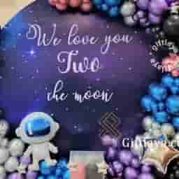 Premium Space Theme Birthday Decoration
