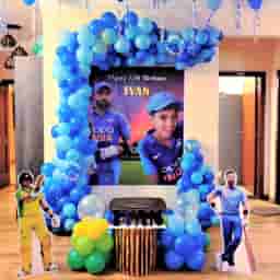 Cricket Theme Birthday Decoration