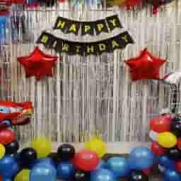 Car Theme Birthday Decoration