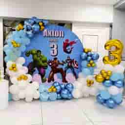 Customized Avenger Theme Backdrop