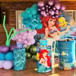 Premium Mermaid Birthday Decoration