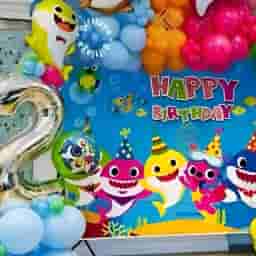 Baby Shark Theme Birthday Decoration