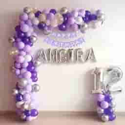 Purple Birthday Decoration
