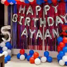 Spiderman Balloon Decoration