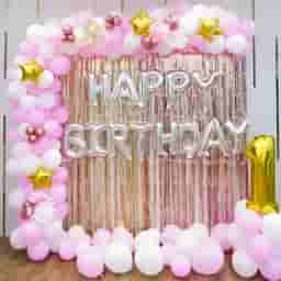 Simple Balloon Arch Decor
