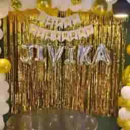 Kids Birthday Balloon Decoration at Home