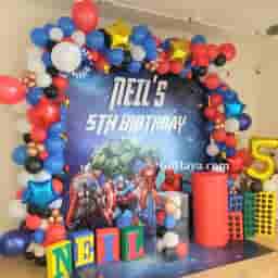 Avenger Theme Customized Decoration