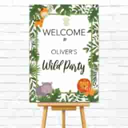 Jungle Theme Birthday Setup