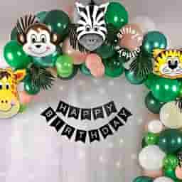 Jungle Theme Balloon Decoration