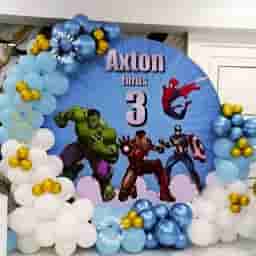 Customized Avenger Theme Backdrop