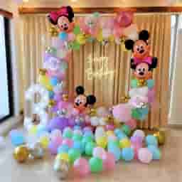 Mickey-Minnie Ring Decoration
