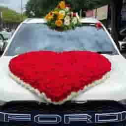 Wedding Flower car decoration
