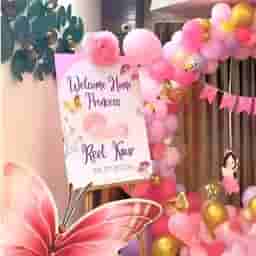 Butterfly Theme Welcome Decoration