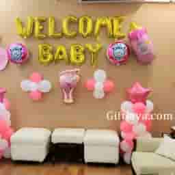 Simple Welcome Baby Decoration