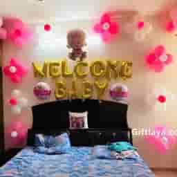 Welcome Home Baby Girl Decor