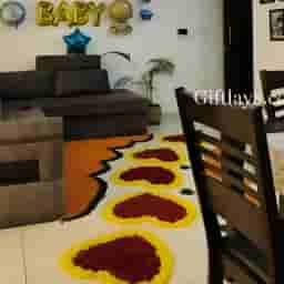 Blue Balloon Decor for Welcome Baby