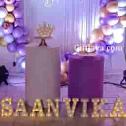 Surprise Terrace Birthday Decoration for Girls