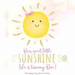 Sunshine Theme Stage Decoration